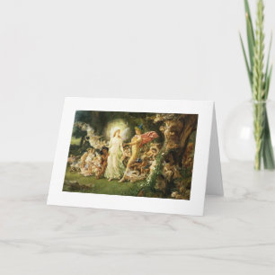 Vintage - Titania och Oberon, Helgkort