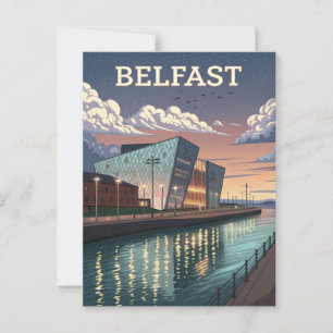 Vintage Titanic Belfast Travel Vykort