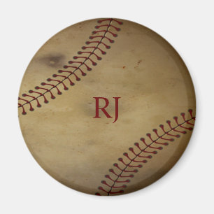 Vintage tittar baseball med den beställnings- magnet