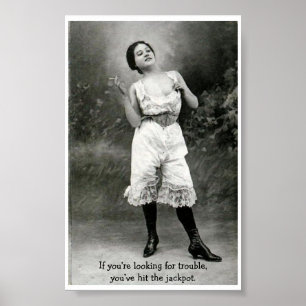 Vintage - Tittar för problem, Poster