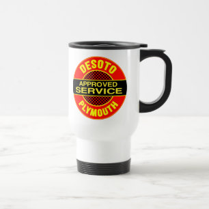 Vintage tjänste- DeSoto undertecknar Resemugg