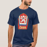 vintage Tjeckoslovakiens emblem T Shirt<br><div class="desc">kall krig östra block insignia - emblem i Tjeckoslovakien</div>