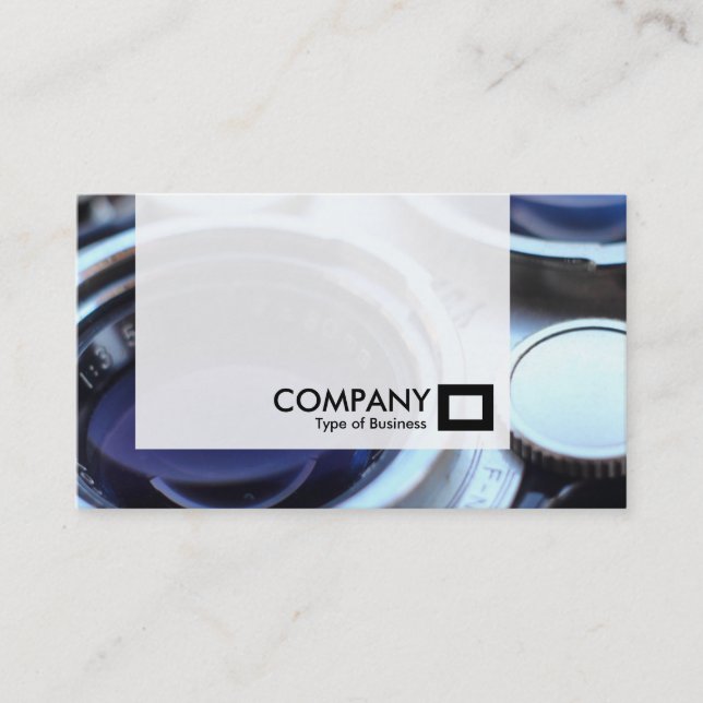 Vintage TLR-kamera Visitkort (Framsida)