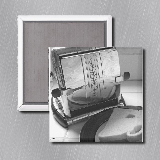 Vintage Toastar Kök Konst Kylskåp Magnet (Vintage Toaster Kitchen Art Fridge Magnet)