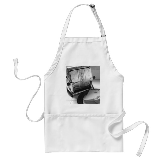 Vintage Toaster Kitchen Art Apron Förkläde (Framsidan)