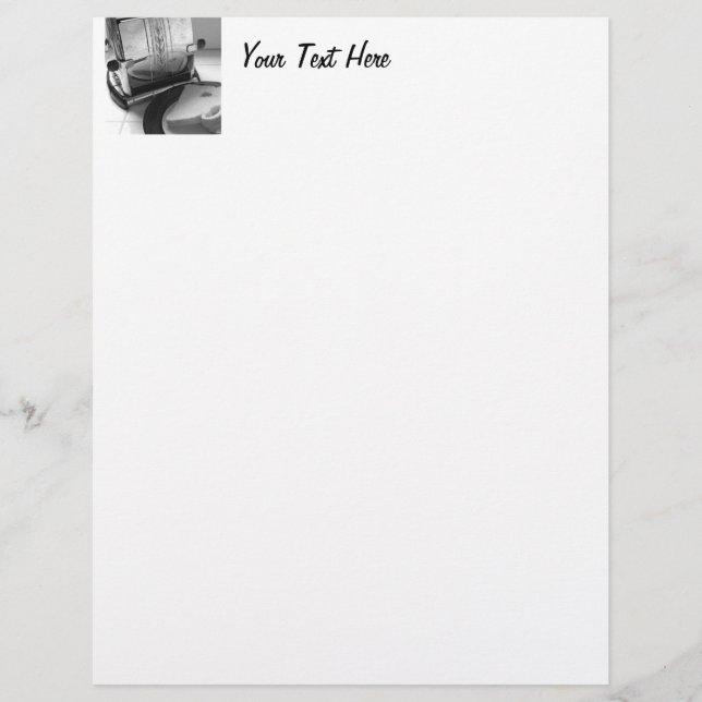 Vintage Toaster Kitchen Art Letterhead (Framsida)