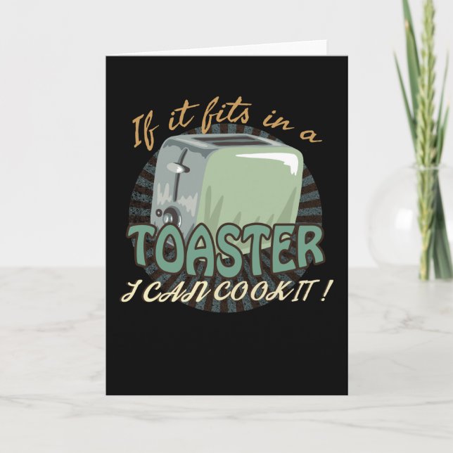 Vintage Toaster Kort (Framsida)