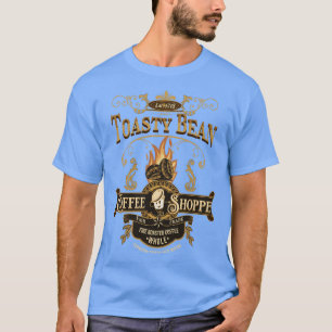 Vintage Toasty Bean Coffee Shoppe Retro Coffee Lov T Shirt