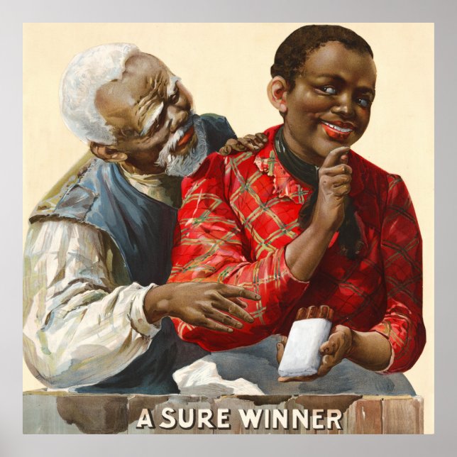 Vintage Tobacco Advertisement Poster (Framsidan)