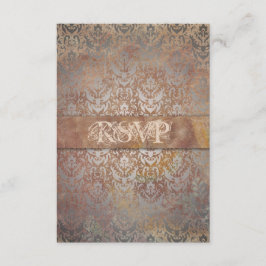 Vintage Tocan Damask Elegant OSA kort