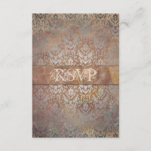 Vintage Tocan Damask Elegant OSA kort