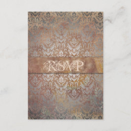 Vintage Tocan Damask Elegant OSA kort