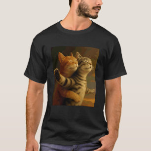 Vintage tokig katt rolig kattunge Titanic meme par T Shirt