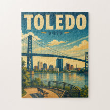 Vintage Toledo Ohio Siluett