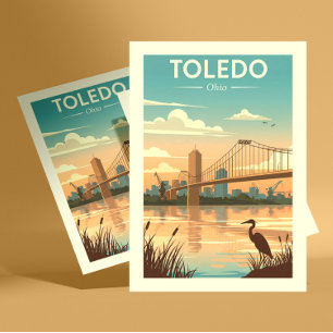 Vintage Toledo Ohio Vykort