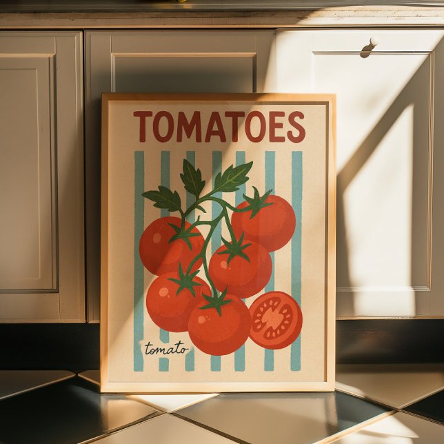 Vintage Tomat Väggkonst Tryck | Botanisk Kök  (Skapare uppladdad)