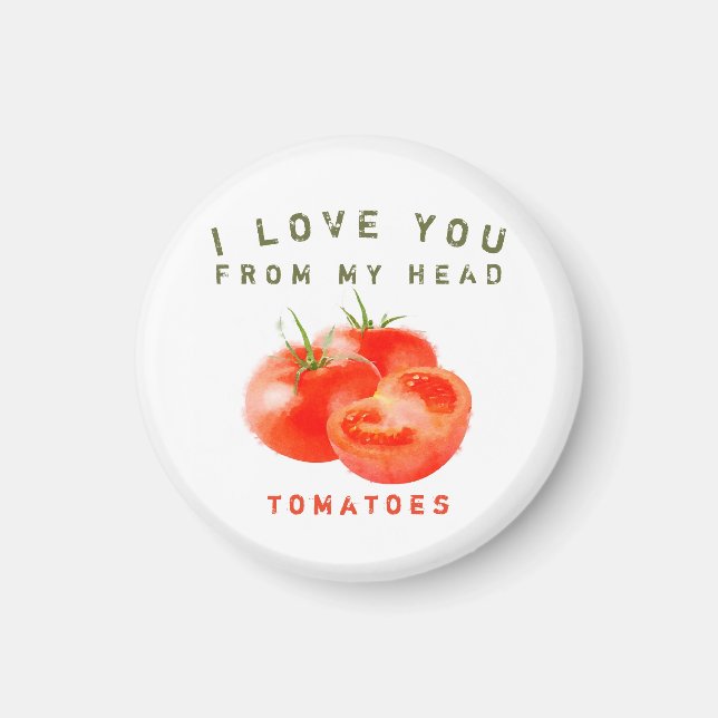 Vintage Tomatoffertdesign -  Magnet (Framsidan)