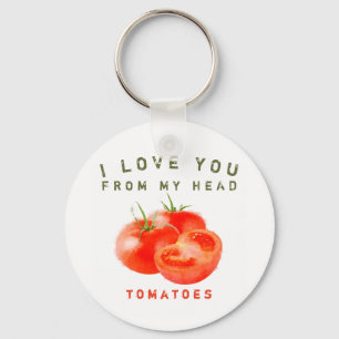 Vintage Tomatoffertdesign - Nyckelring