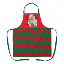 Vintage Tomte Grön och Röd
