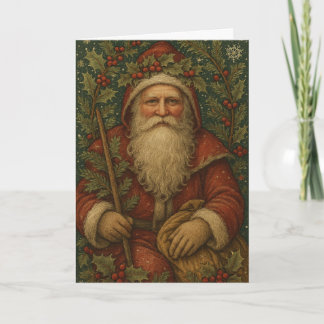 Vintage Tomte Helgkort