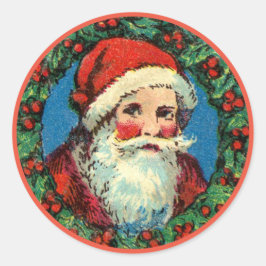 VINTAGE TOMTE MED JOLTYE RUND KLISTERMÄRKE