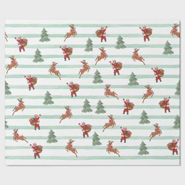 Vintage Tomte & Renar Presentpapper (Seam)