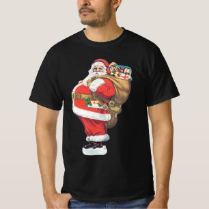 Vintage Tomte, viktoriansk jul utklipp Tee