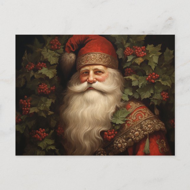 Vintage Tomte Vykort (Framsida)