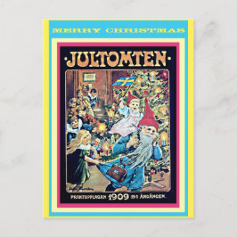 Vintage Tomten, Jultomten Swedish Pappa jul Vykort