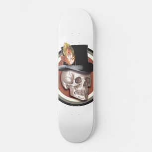 Vintage Top hat Döskalle skateboard