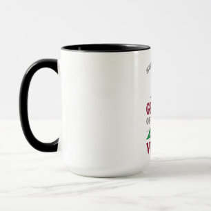 Vintage Toppen Proud Grandson of USA Army Irak Gif Mugg