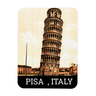 vintage torn i Pisa - Italien Magnet