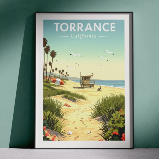 Vintage Torrance Kalifornien Poster (Skapare uppladdad)