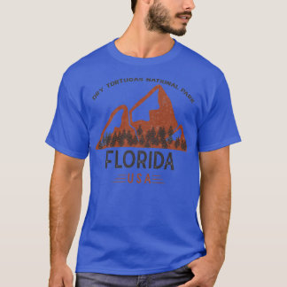 Vintage Tortugas nationalpark T Shirt