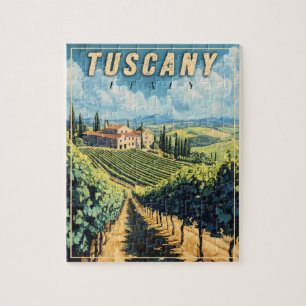 Vintage Toskana Italien Pussel