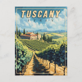 Vintage Toskana Italien Vykort