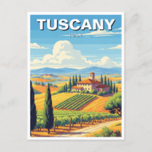 Vintage Toskana Italienska Villa