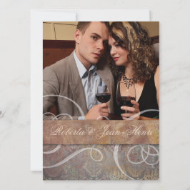 Vintage toskansk italiensk elegans Spara datum Inbjudningar