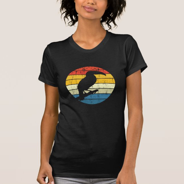 Vintage Toucan Retro T Shirt (Framsida)