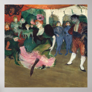 Vintage Toulouse-Lautrec Fransk Can-Can Konst Poster