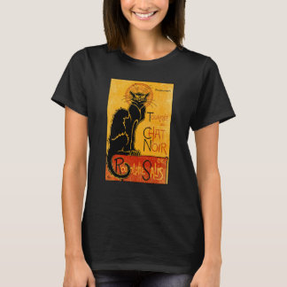 Vintage Tour du Chatta Noir Black Cat Halloween T Shirt