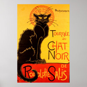 Vintage Tournee de Chat Noir - Svarta Katten Poster