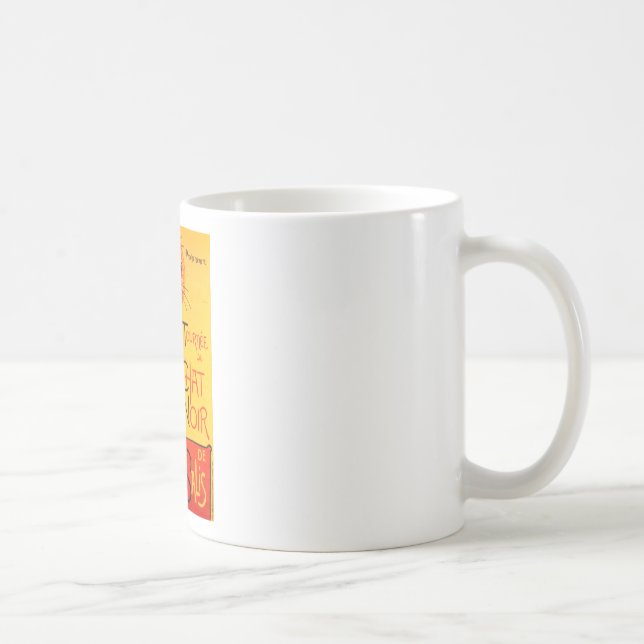 Vintage Tournee de Chatta Noir Black Cat Kaffemugg (Höger)