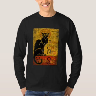 Vintage Tournee du Chatta Noir Black Cat Halloween T Shirt