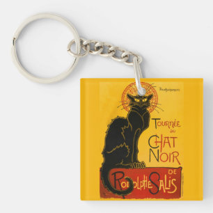 Vintage Tournée Du Chatta Noir Theophile Steinlen