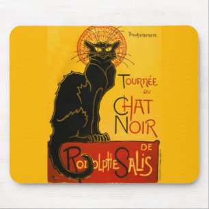 Vintage Tournée du Chatta Noir Theophile Steinlen Musmatta