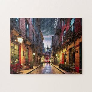 Vintage Town 1 Easy Brain Art Puzzles Photo Puzzle Pussel