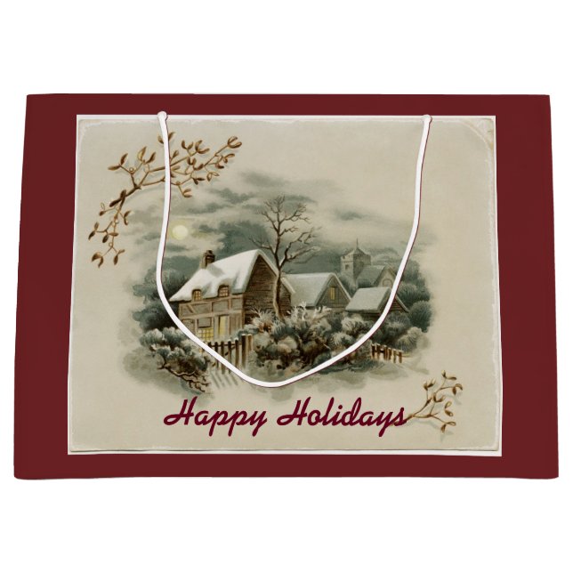 Vintage Town in Winter (Framsidan)