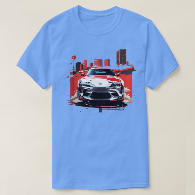 Vintage Toyota Supra MK4 T Shirt (Design framsida)