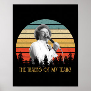 Vintage Tracks of My Tårar - Smokey Robinson Poster